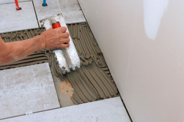 Bathroom Floor Renovation in Middletown